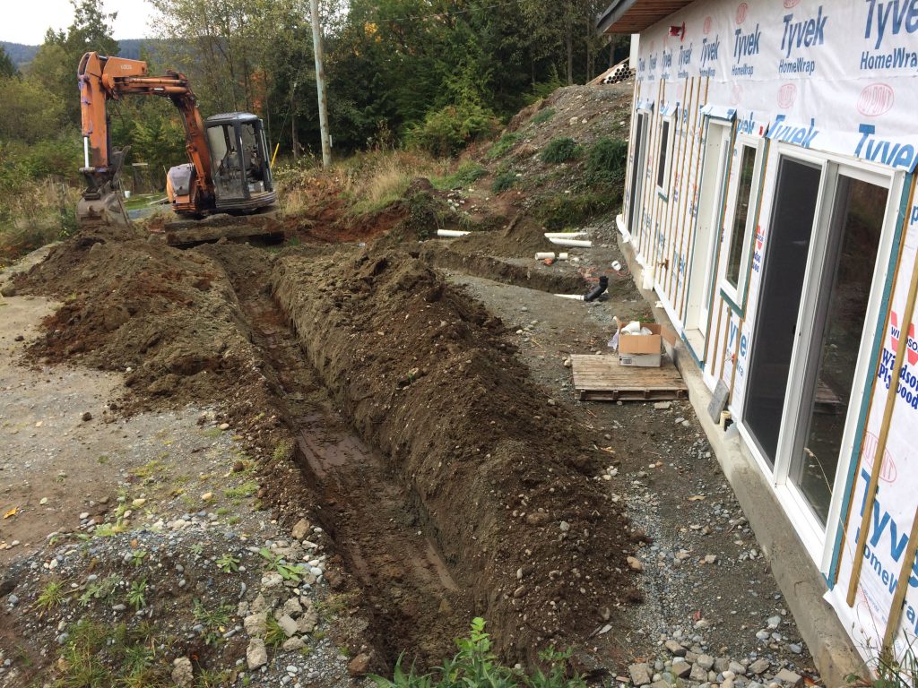 trench digging